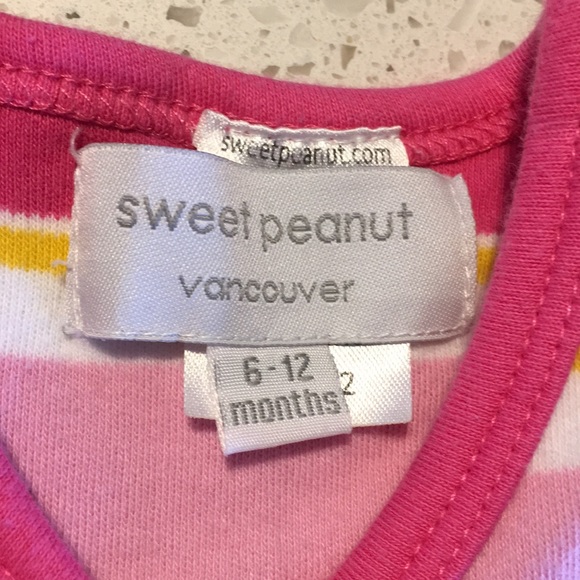 3/$25 Sweet Peanut Striped Dress and Diaper Cover - Picture 6 of 6